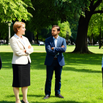 정치사상 - Political Discussion**

"A diverse group of fully clothed people engaged in a friendly debate about ...